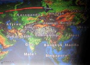 Навигация в самолете Москва-Хабаровск