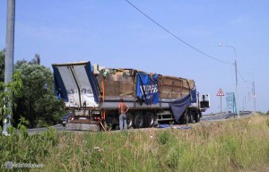 Результат невнимательности водителя...