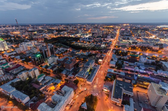 Ekaterinburg aerial view