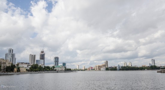 Вид на пруд. Екатеринбург