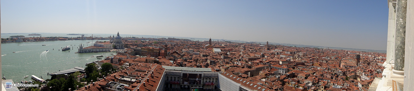 Панорама Венеции с колокольни