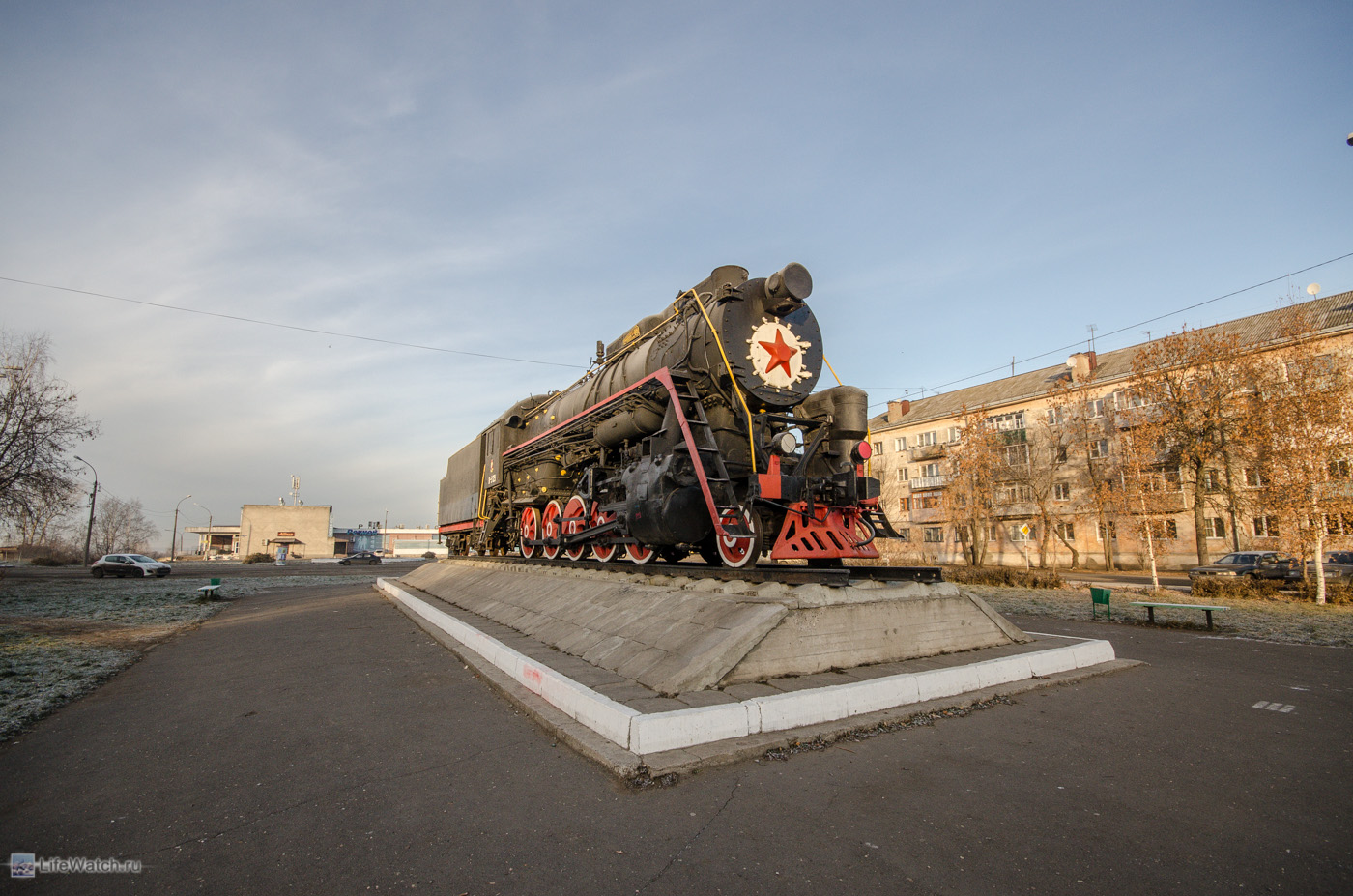 Паровоз в Котласе